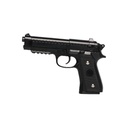 The Equalizers Pistolet à ressort M92 Rail Culasse Métal <0.5J