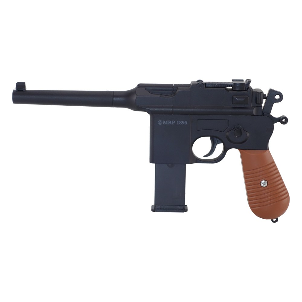 [958.9510.01] The Equalizers Pistolet à ressort 1896MRP Métal Noir <0.5J+1 Chargeur