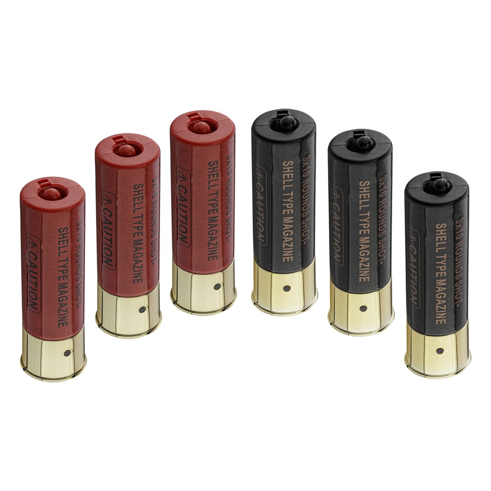 [92012] Cartouches fusil à pompe 30 billes (x6) pour M56,STF12,Franchi,Marui
