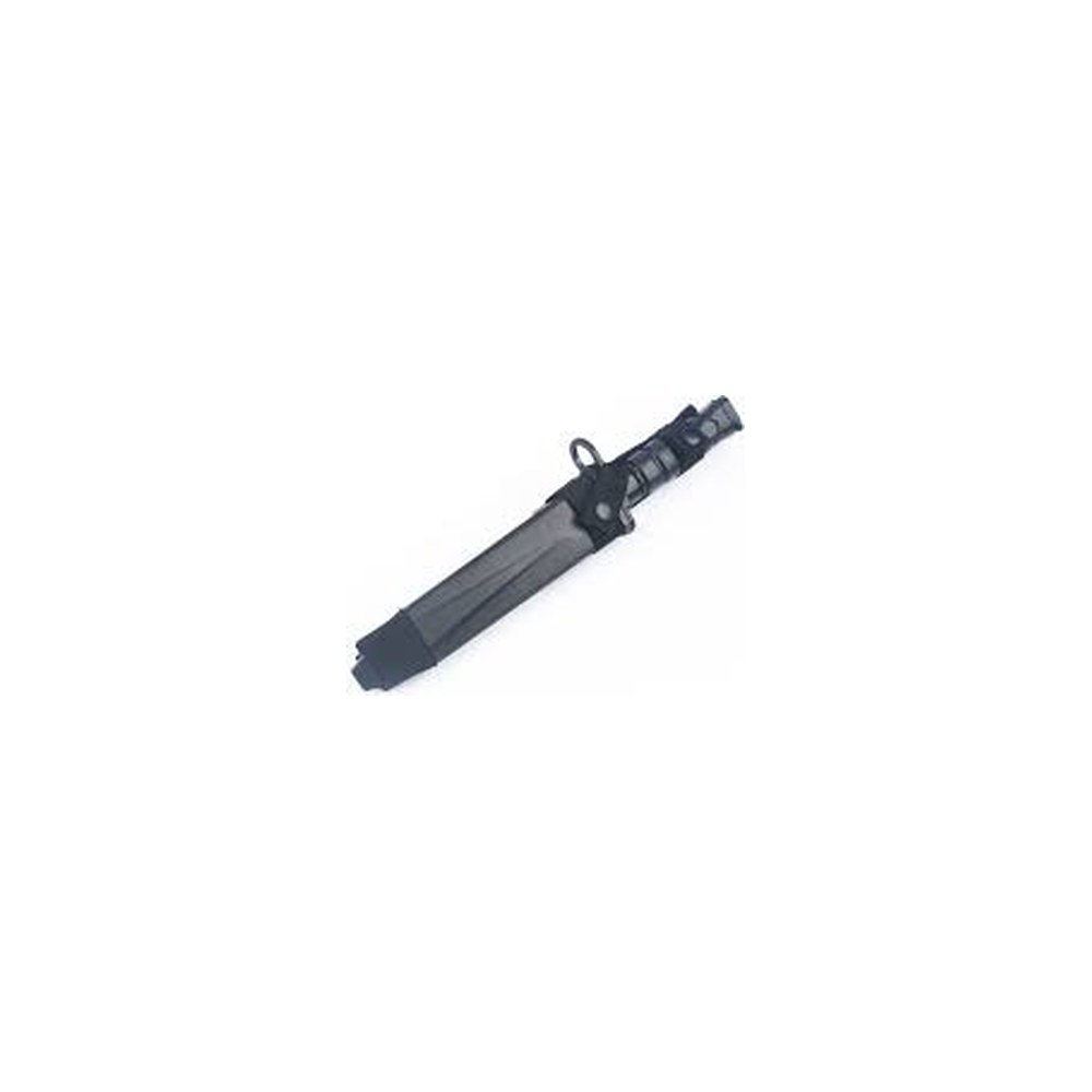 [92004] Couteau Factice Airsoft M10 Baïonnette avec étui MP Noir