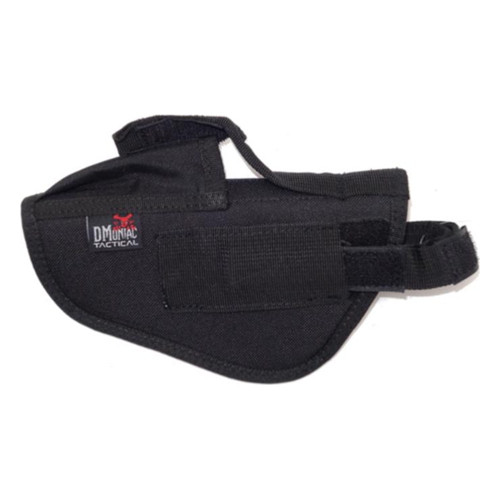 [911007] DMoniac Holster de ceinture Droitier Noir avec porte-chargeur