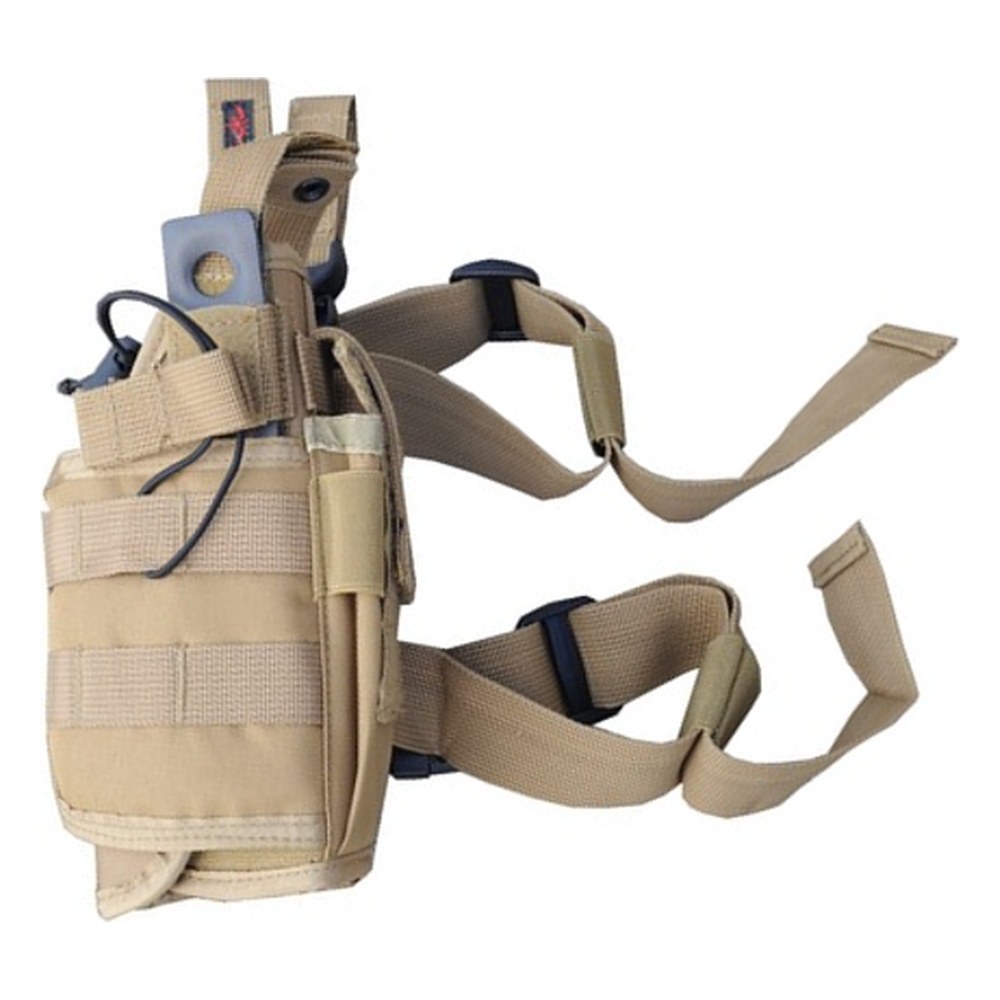 [911006] DMoniac Holster de cuisse vertical TAN porte-chargeur