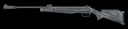 UX Carabine à plombs 4.5mm(.177) R-Force TARGET Gaz Piston Noir 19.9J