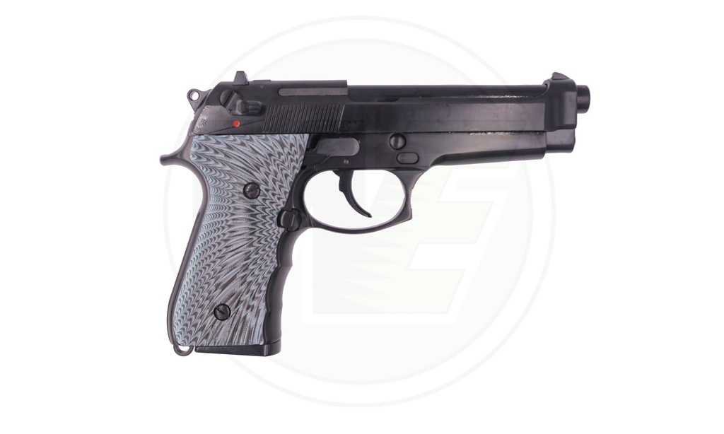 [7802] WE M92 6mm Eagle Noir GAZ Semi-Full-Auto Blowback 0.9J