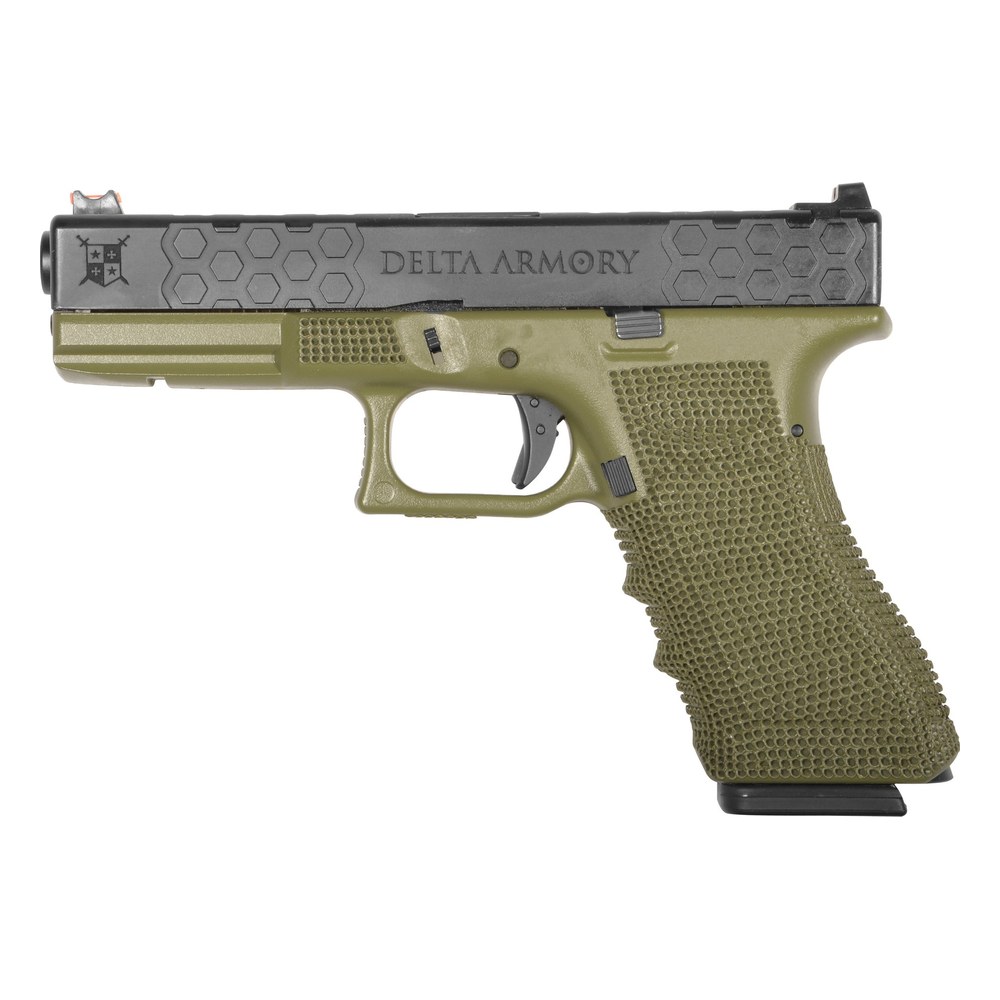 [7792] Delta Armory Pistolet 17 GBB Vert OD 0.8J Prix Net