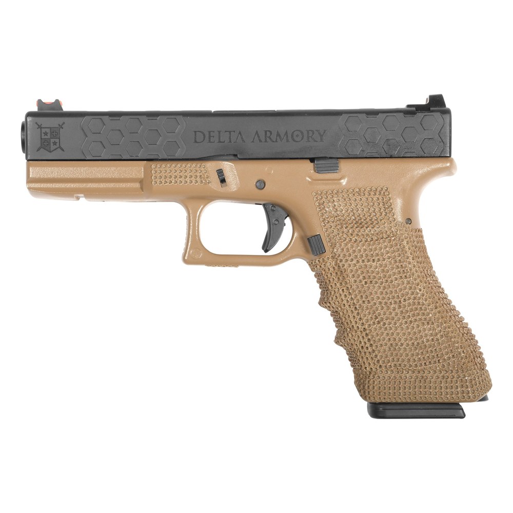 [7791] Delta Armory Pistolet 17 GBB Tan 0.8J