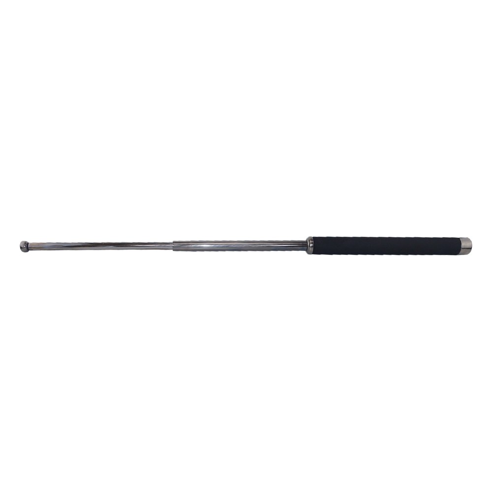 [769261] Matraque Téléscopique Acier Grip Mousse 26 pouces Noir chrome