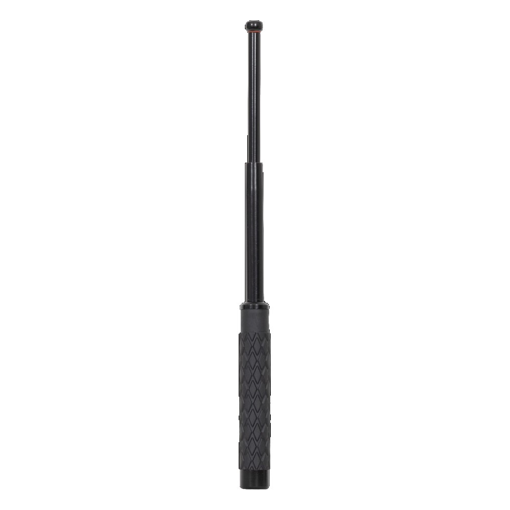 Matraque Téléscopique Acier Grip Mousse 21 pouces 53cm Noir