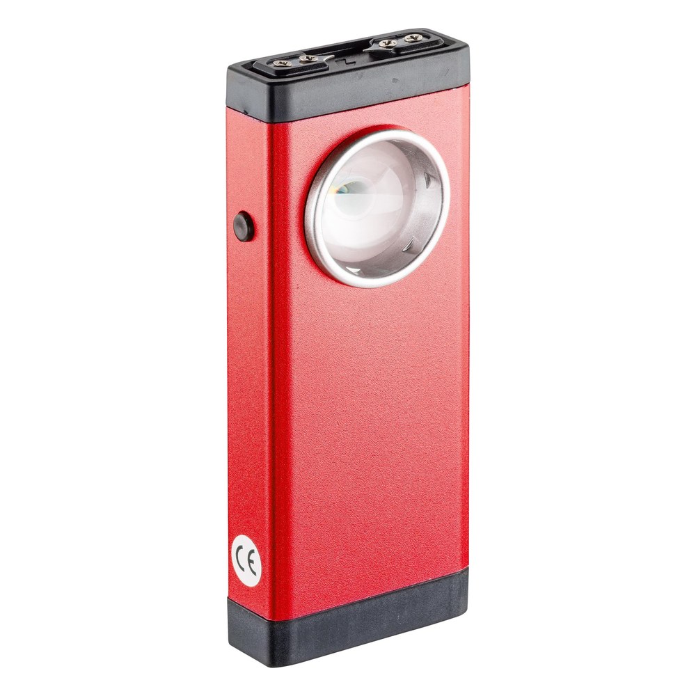 [768409] Shocker Lampe de Poche Vintage Rouge 500K Volts 200 Lumens USB + CLIP