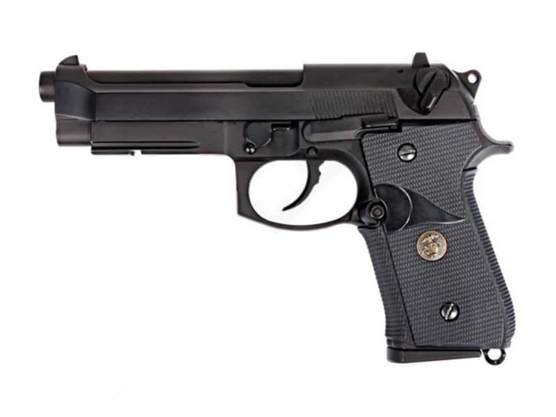 [7539] WE M9A1 Marine Noir GAZ Blowback 0.9J
