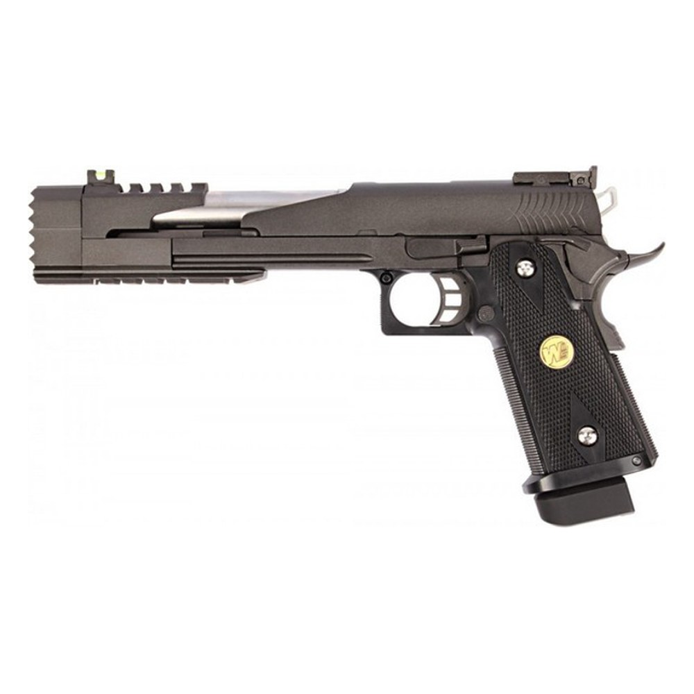 [7524] WE Hi-Capa 7.0 Black Dragon B Noir GAZ Blowback 0.9J