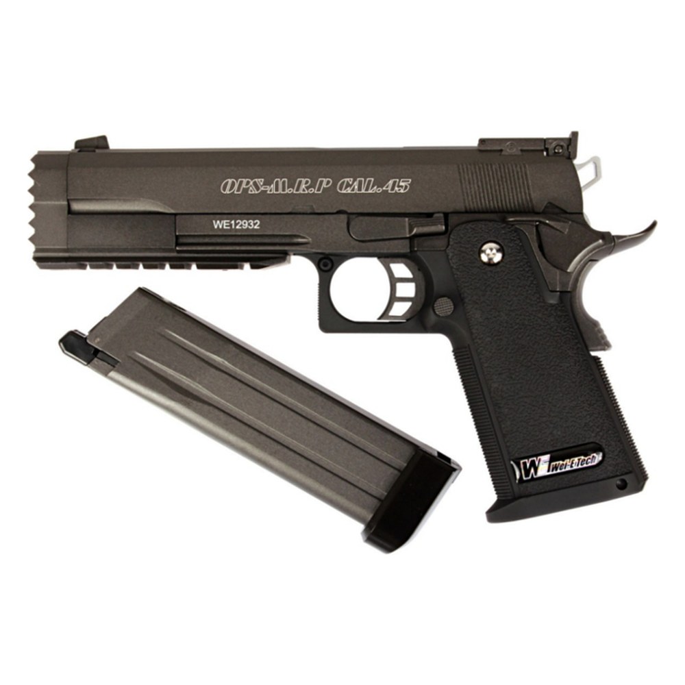 [7472] WE Hi-Capa 5.2 R Noir GAZ Blowback 0.9J