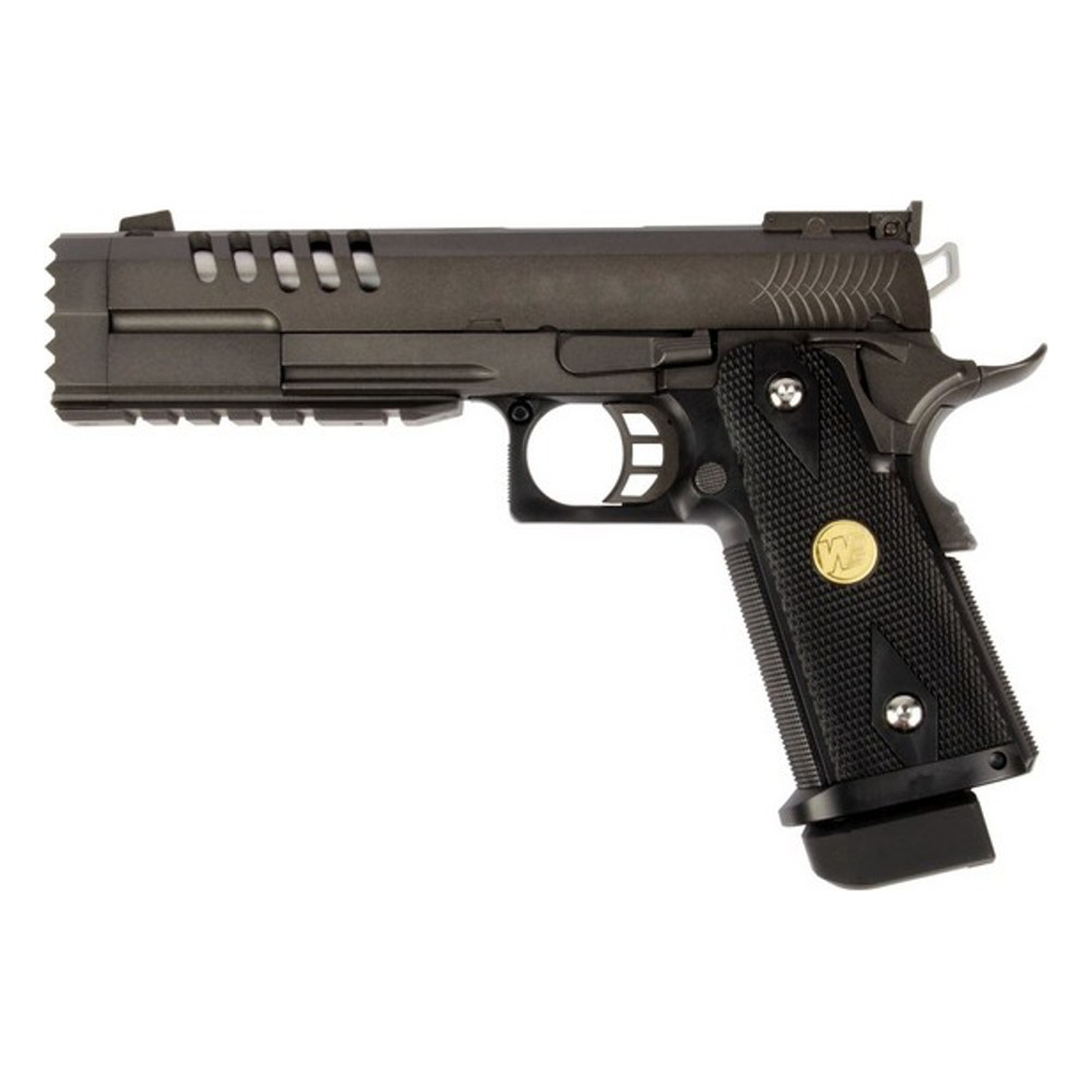 [7458] WE Hi-Capa 5.2 K Noir GAZ Blowback 0.9J