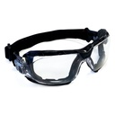 lunette-Masque de protection avec bord mousse et élastique EN166