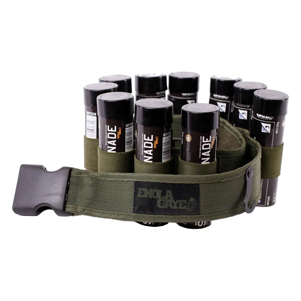Enola Gaye Ceinture porte fumigènes (x10) Hangten Olive
