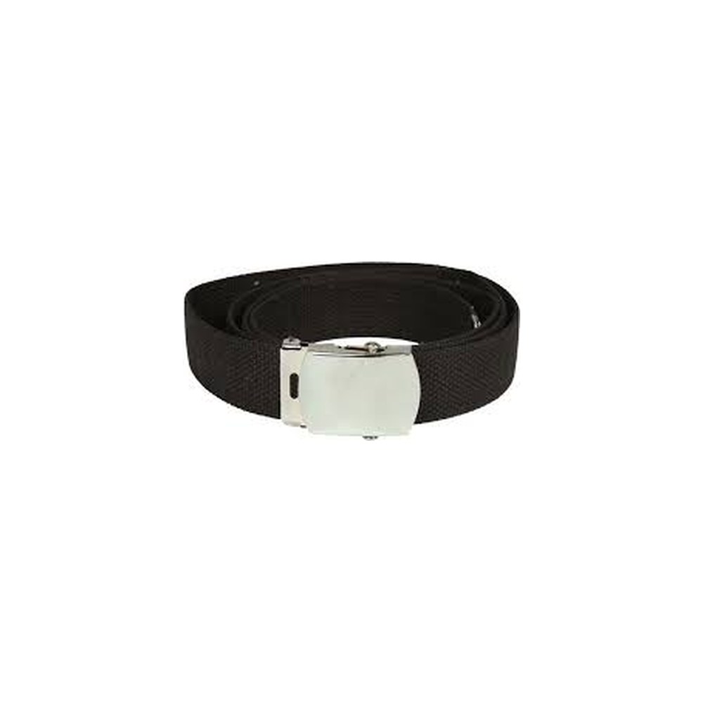 Ceinture Réglable Coton/Polyester Noire