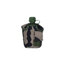 Gourde US PVC 1L avec housse Camo et Gobelet