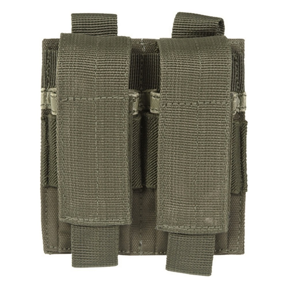 [67658OD] Porte chargeurs Double pour pistolet Olive (fixation Molle)