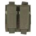 Porte chargeurs Double pour pistolet Olive (fixation Molle)