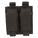 Porte chargeurs Double pour pistolet Noir (fixation Molle)