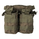 Porte chargeurs double M4/M16 Olive open top (fixation Molle)