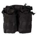 Porte chargeurs double M4/M16 Noir open top (fixation Molle)