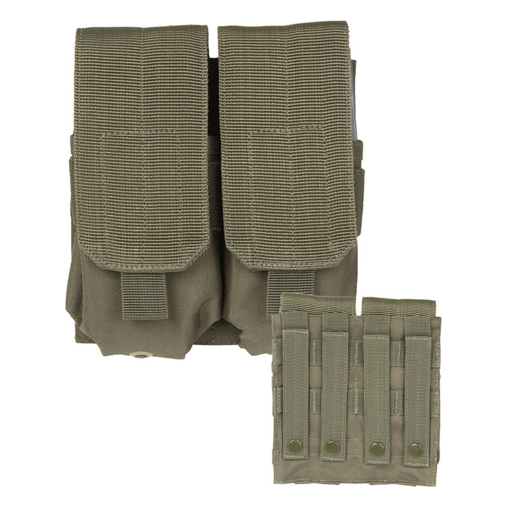 [67656OD] Porte chargeurs double M4/M16 Olive (fixation Molle)