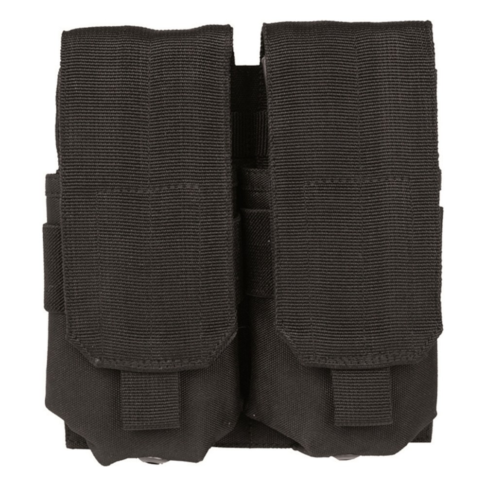 [67656BK] Porte chargeurs double M4/M16 Noir (fixation Molle)