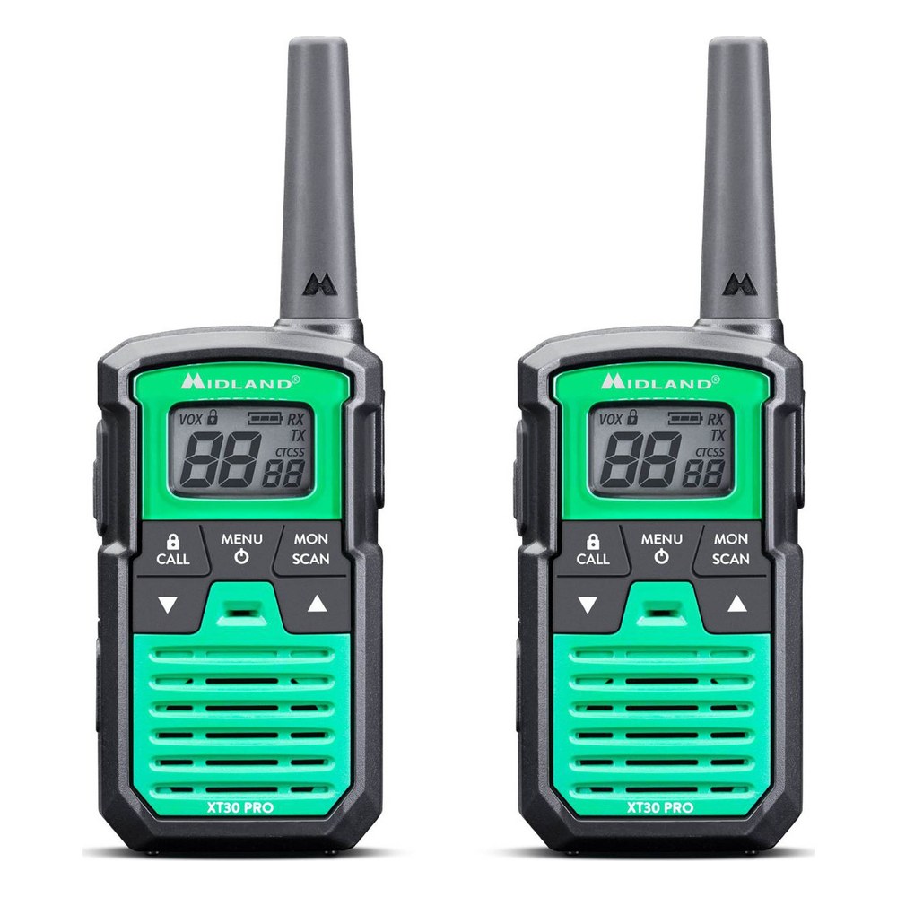 [67528] Midland Paire de Talkie-Walkies XT30 Vert