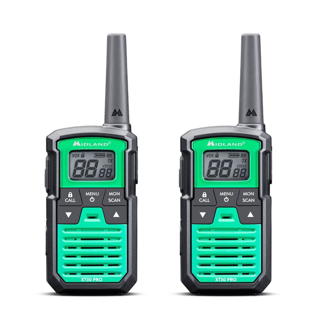 Midland Paire de Talkie-Walkies XT30 Vert