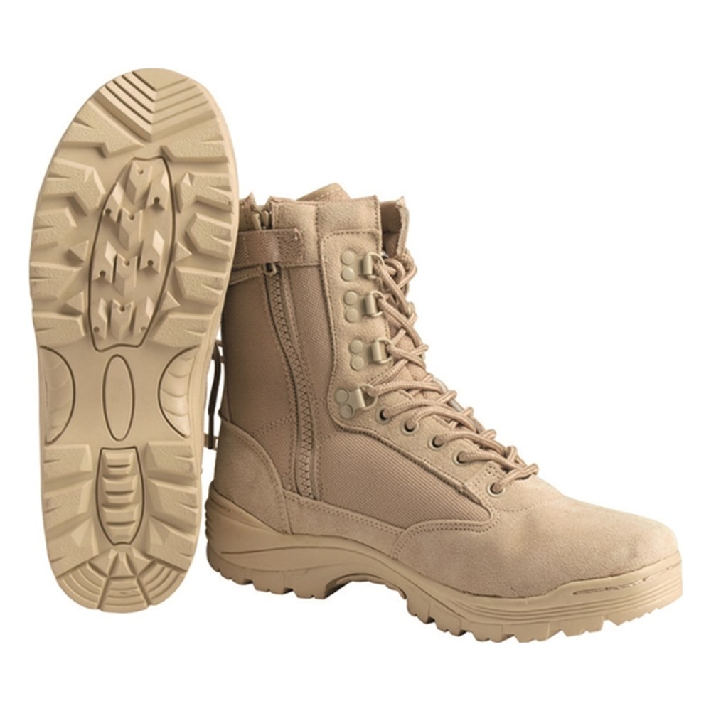 [67513] Chaussures Tactical Cordura Tan zip T41/8