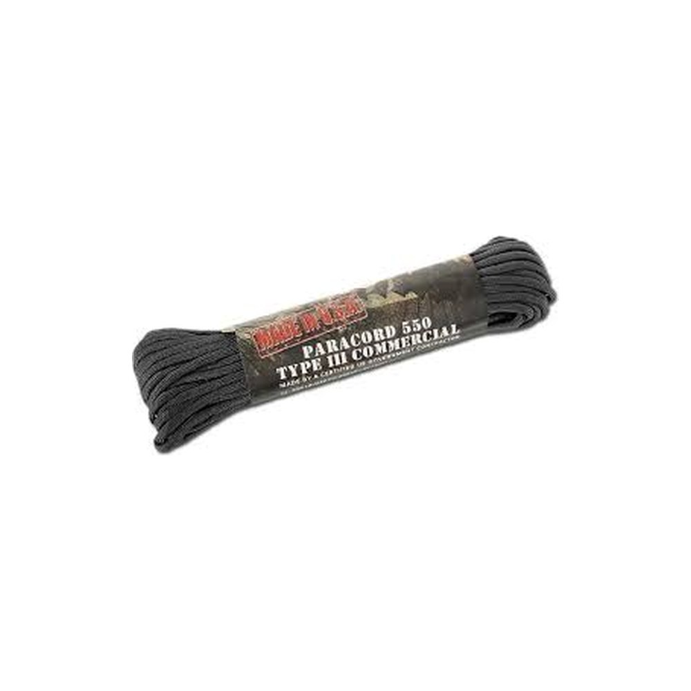[67375] Sangle de parachute Noire 15,24m Capacité 249kg