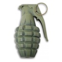Grenade factice MK2 USA Métal type Ananas Verte OD