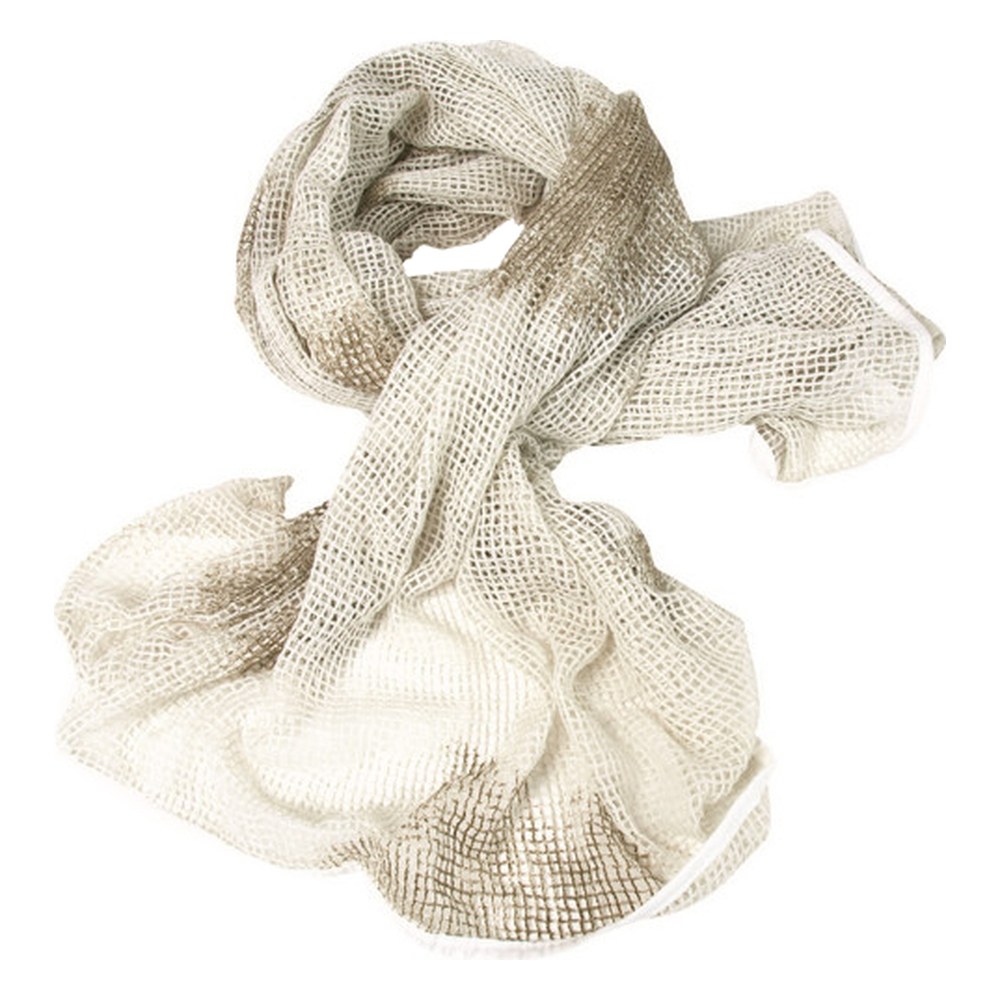 [672127] Echarpe filet Blanc neige 190x90 cm