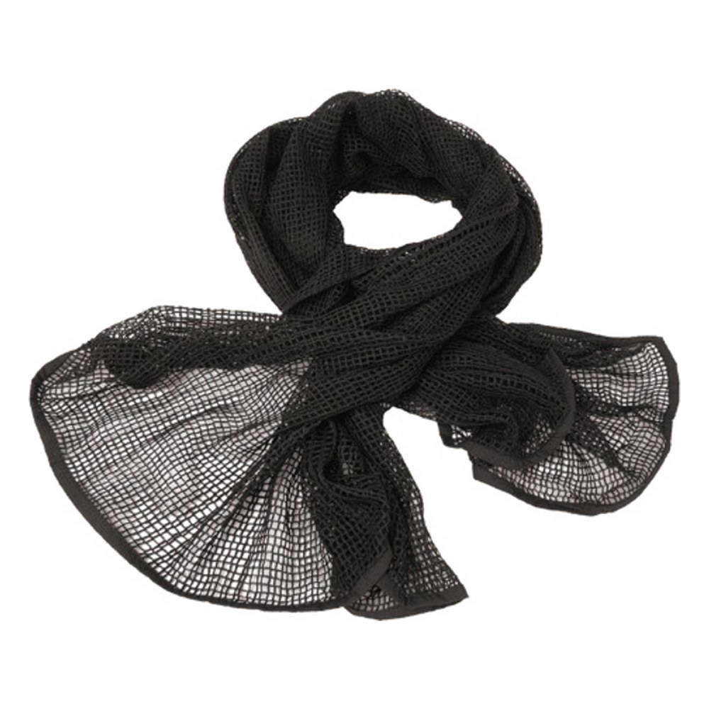 [672121] Echarpe filet NOIR 190x90 cm
