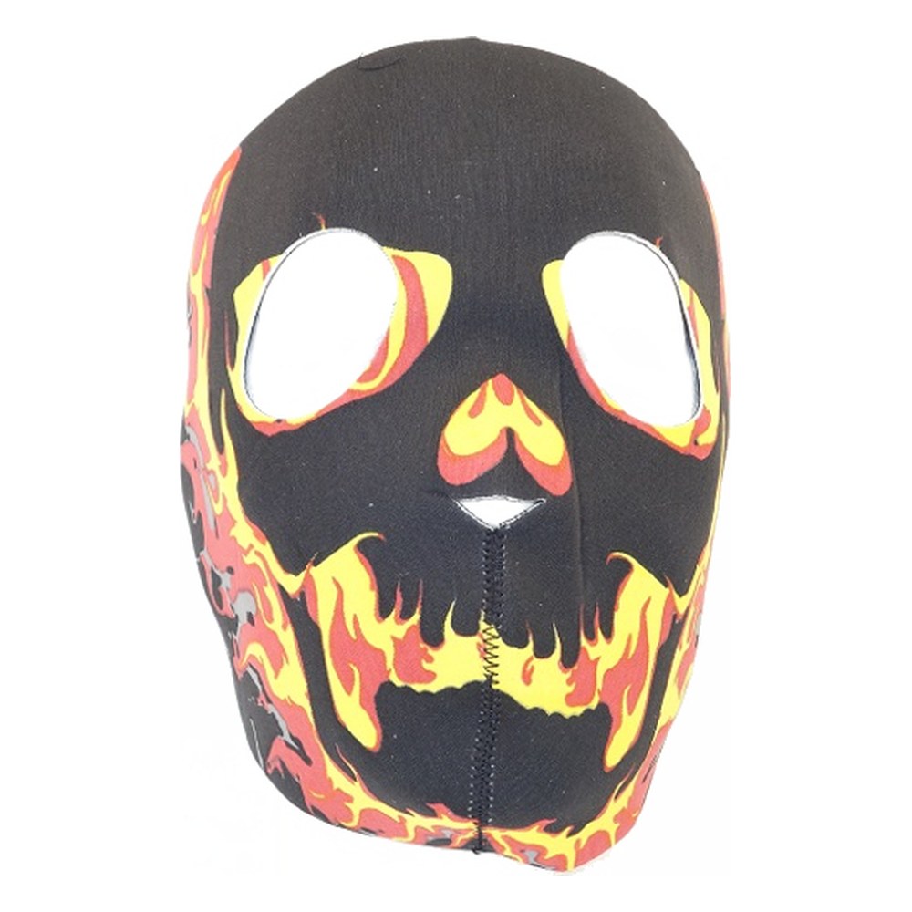 [67139] DMoniac Masque néoprène intégral "Fire skull"