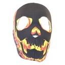 DMoniac Masque néoprène intégral "Fire skull"