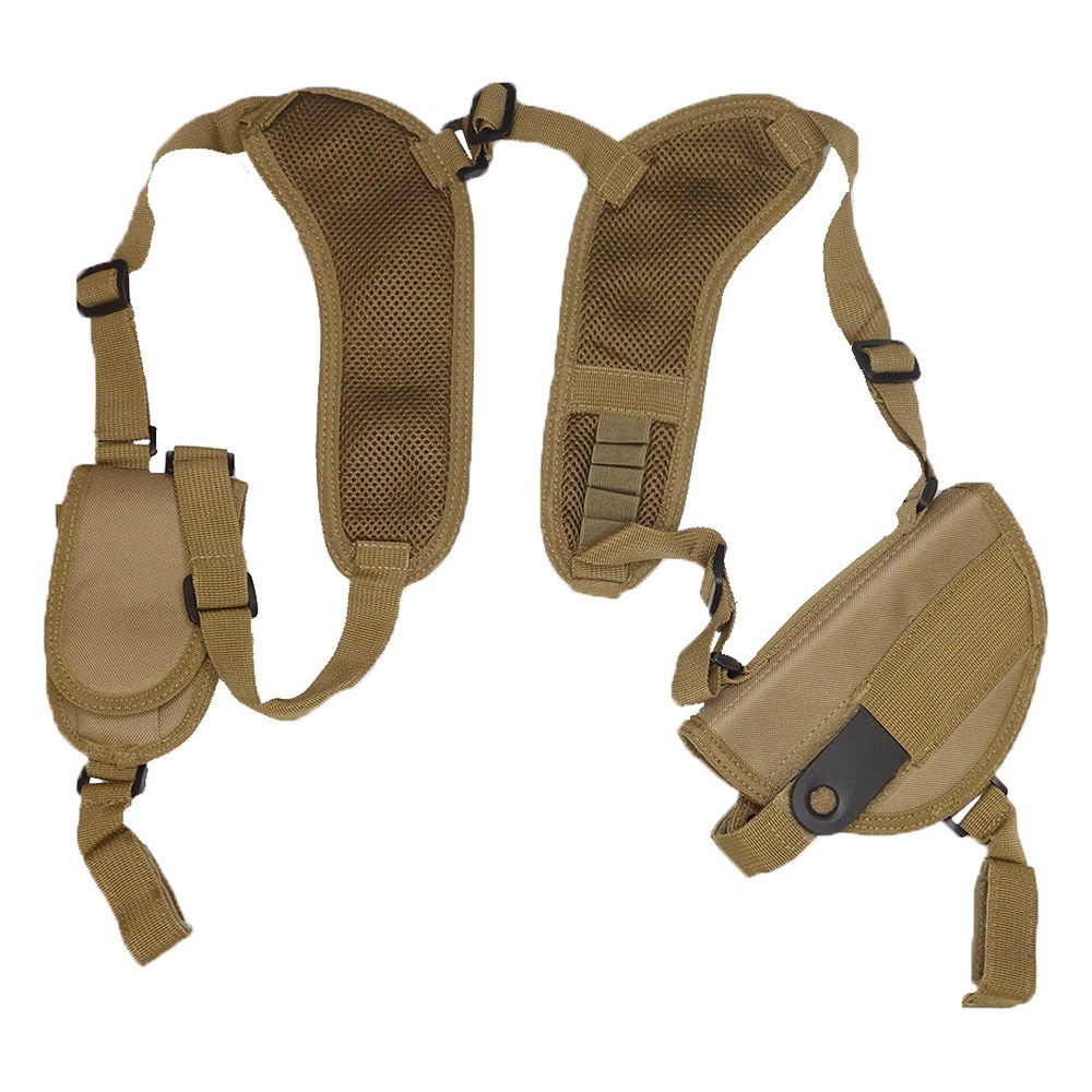 DMoniac Holster d'épaule Tan Universel compatible Revolver