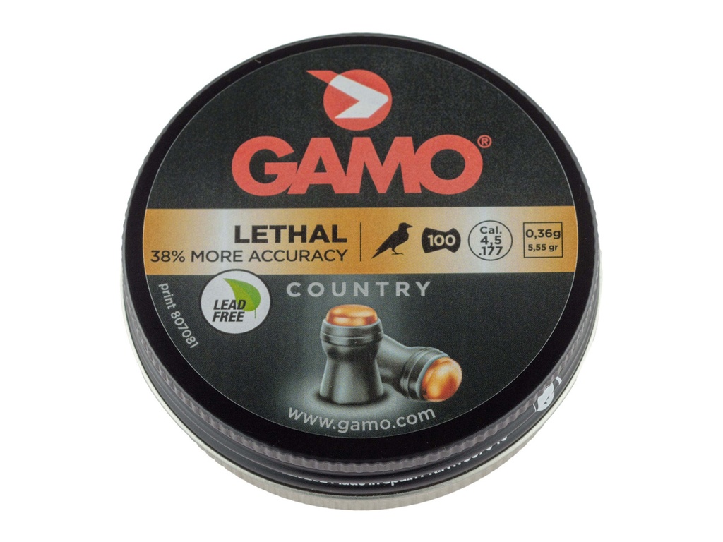 [6322740-B] GAMO Plombs Lethal 4.5mm(.177) (x100)