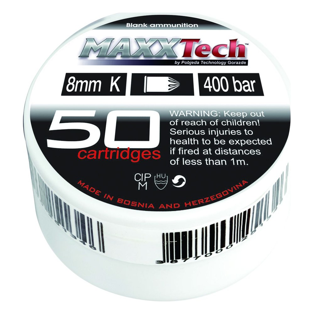 Maxxtech Balles à blanc 9mm R.K. (x50)