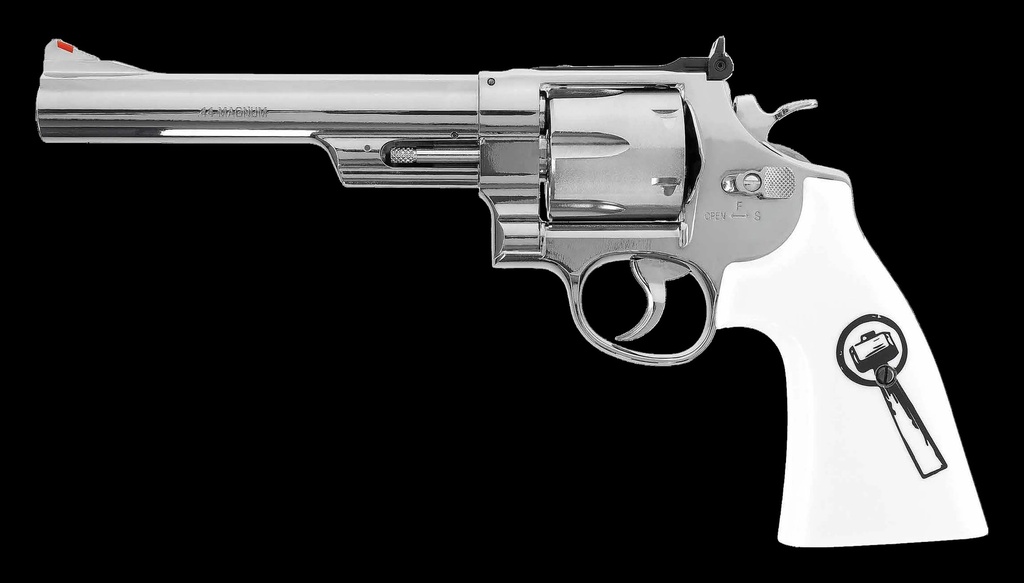 [58175] Smith & Wesson 629 Classic 4.5mm BB Co2 6.5" TM Full Metal Chrome <3J