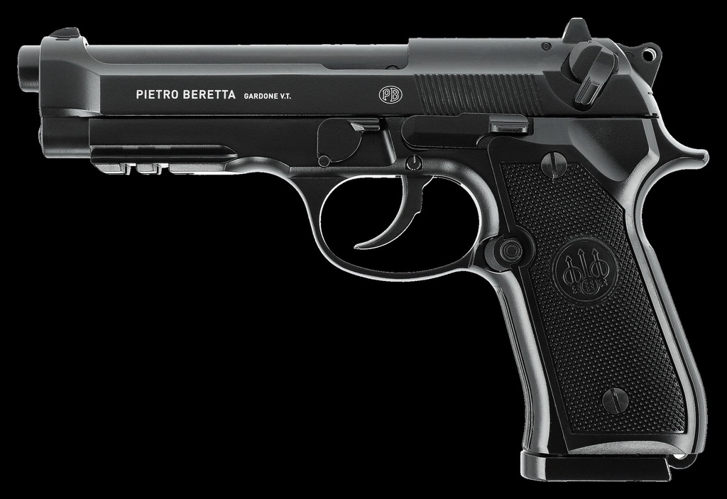 [58144X] Beretta M92 A1 4.5mm bb Noir Métal Full-Auto Co2 Blowback 1.3J