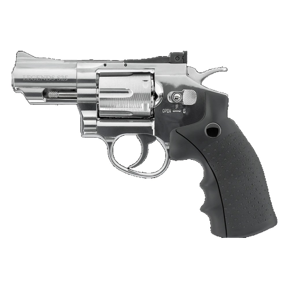 Legends Revolver S25 Chromé 2.5'' Co2 4.5mm (.177) plombs