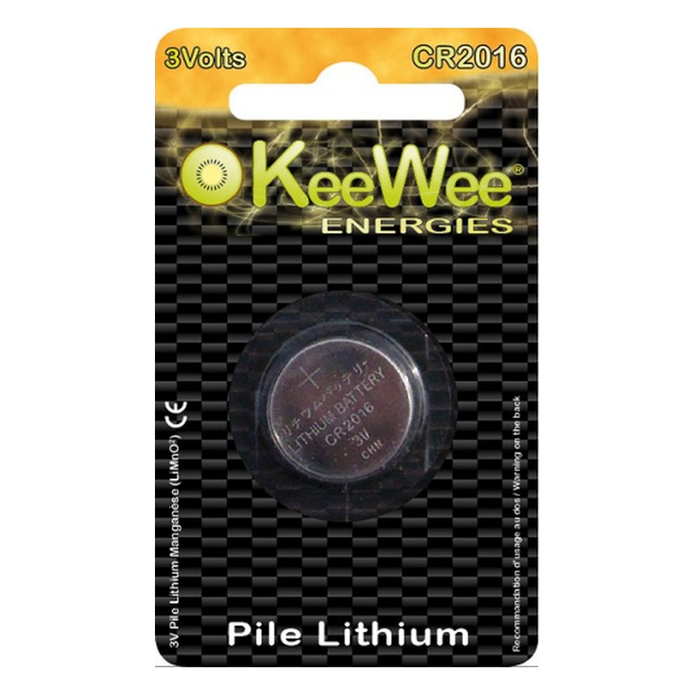 [500176] Pile bouton Lithium Manganese CR2016 (x1)