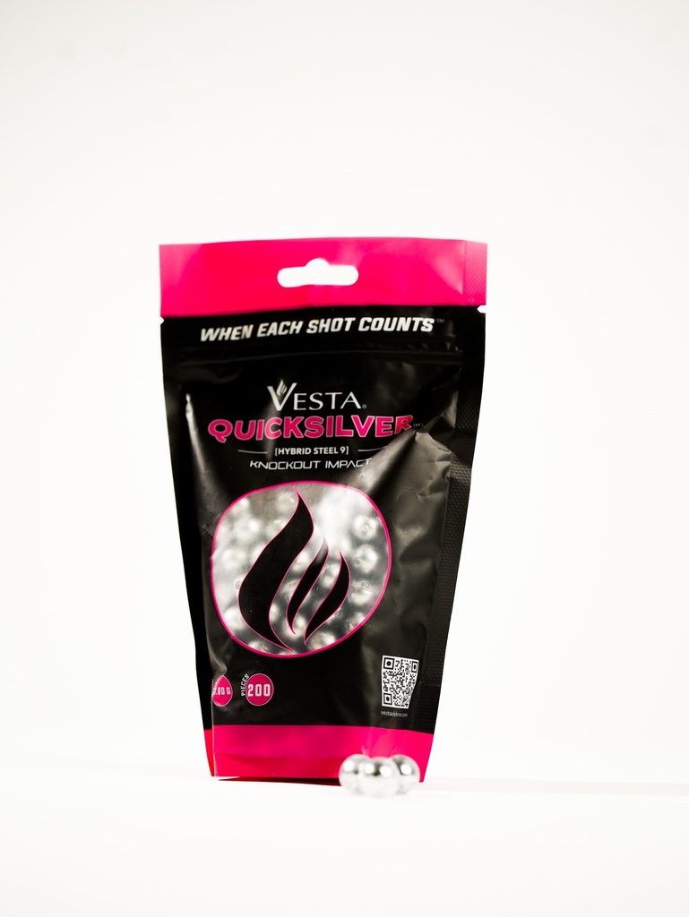 [452320016] Vesta Sachet de 200 balles Quicksilver/Knockout Impact Cal.0.50