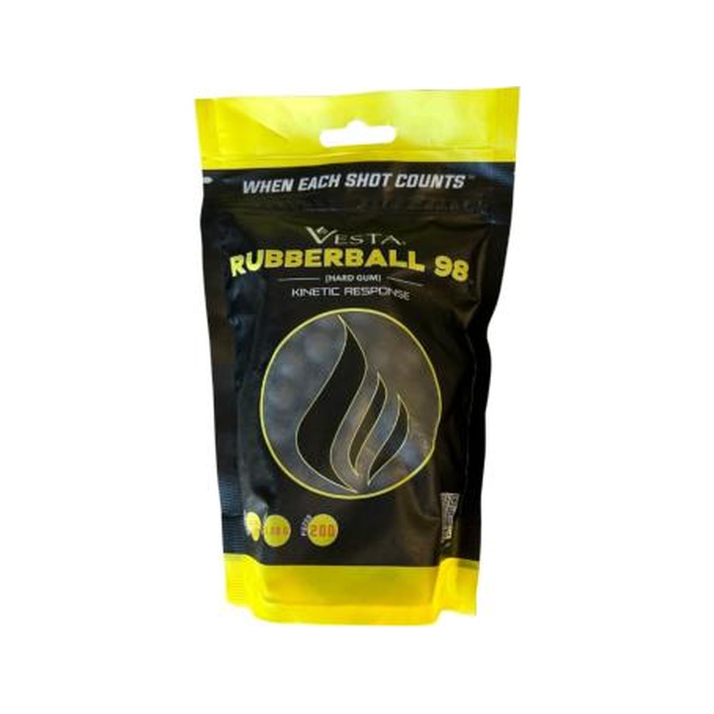 Vesta Sachet de 200 balles caoutchouc dures 98 Cal. 0.50