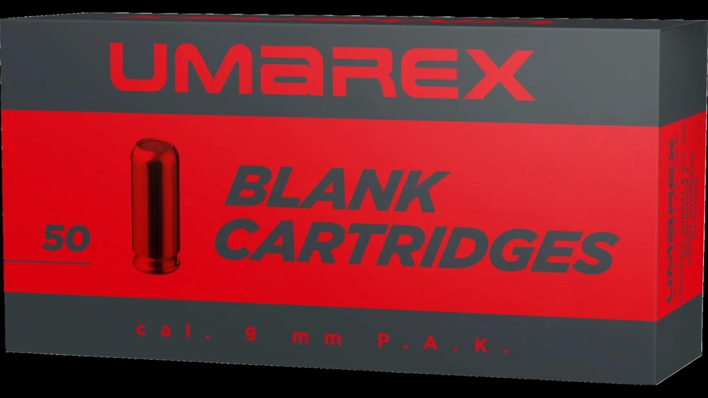 Umarex Balles à blanc 9mm P.A.K. (x50)