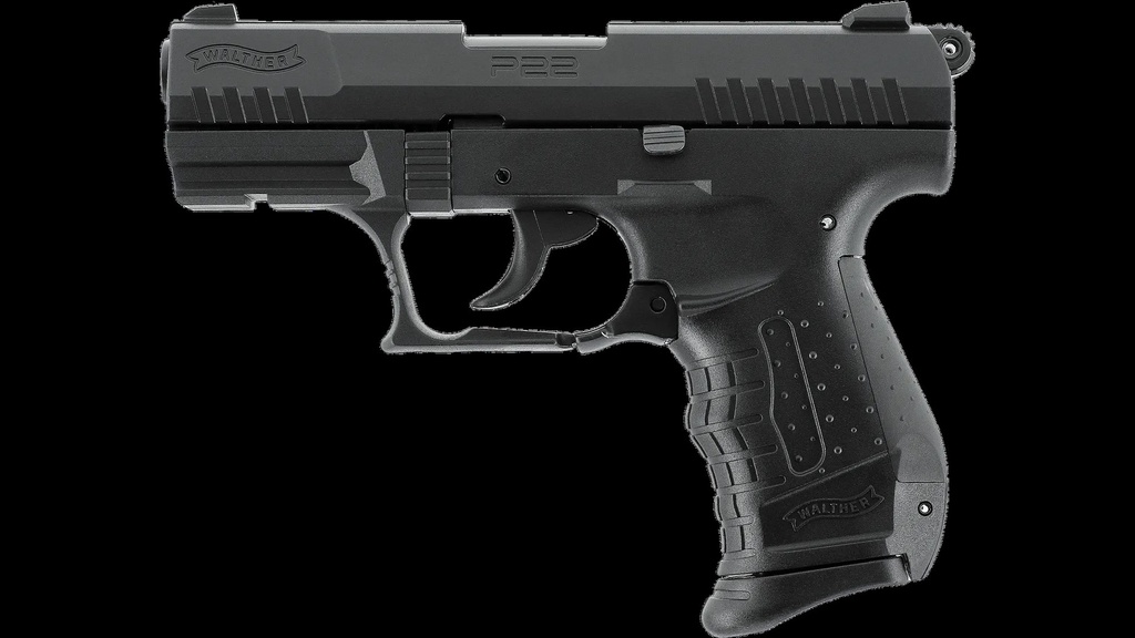 [3080260] Walther Pistolet à blanc P22 Ready 9mm P.A.K. Noir