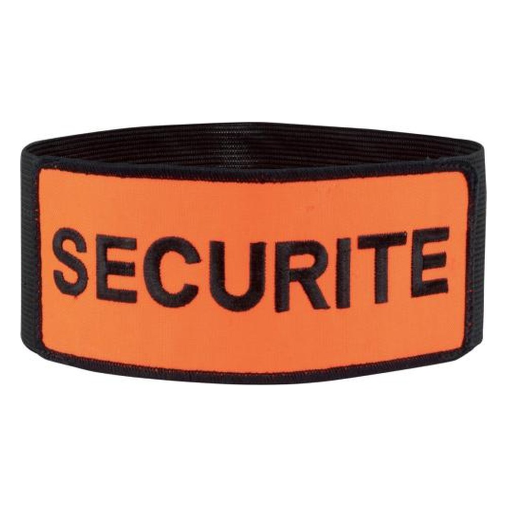 [2721] City Guard Brassard Sécurité Orange Taille Unique