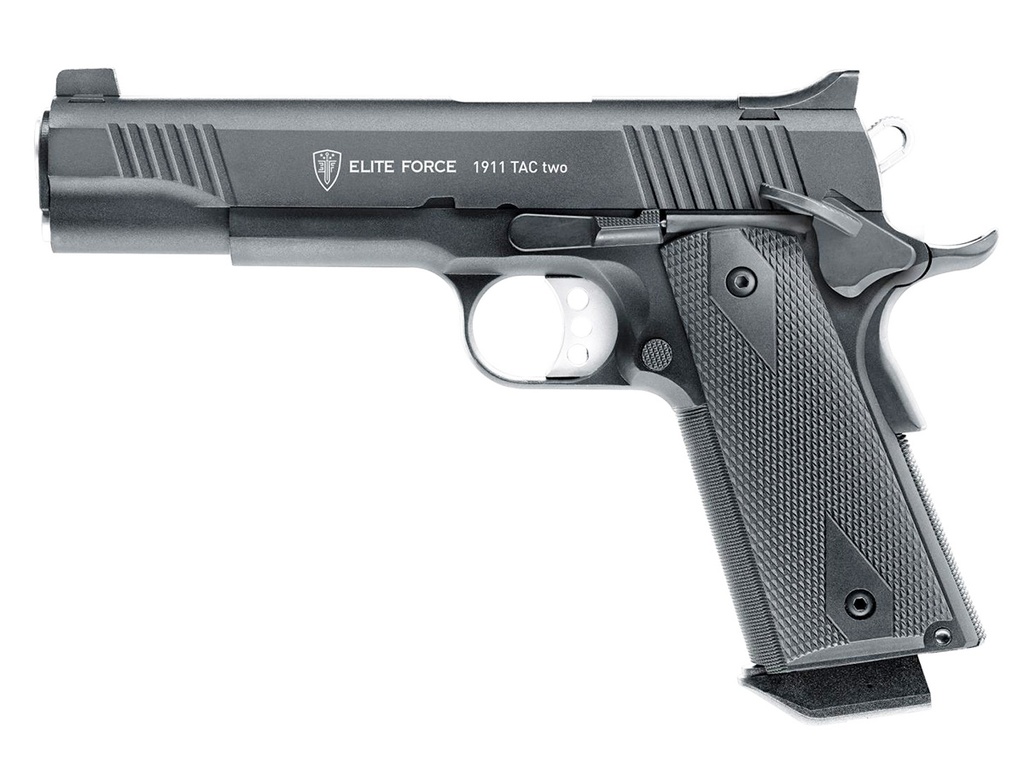 [26499] Elite Force 1911 GBB TAC TWO Full Métal Noir 1j